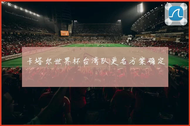 卡塔尔世界杯台湾队更名方案确定